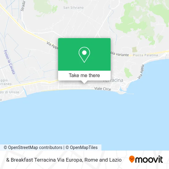 & Breakfast Terracina Europa Street map