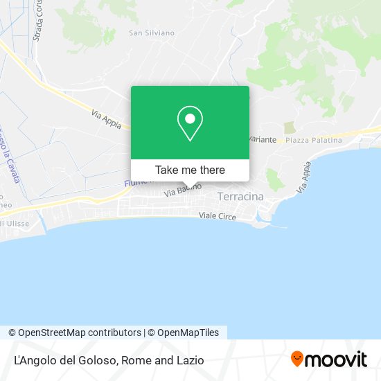 L'Angolo del Goloso map