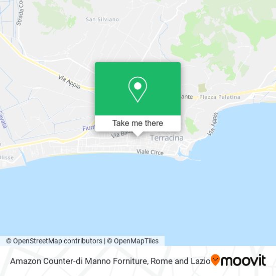 Amazon Counter-di Manno Forniture map