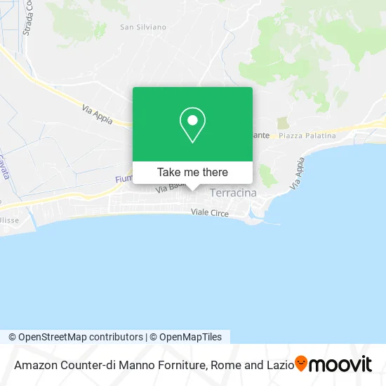 Amazon Counter-di Manno Forniture map