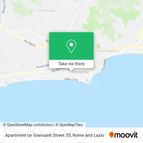 Apartment on Giansanti Street 35 map