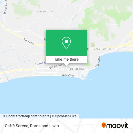 Caffè Serena map