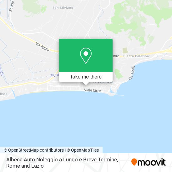 Albeca Auto Noleggio a Lungo e Breve Termine map