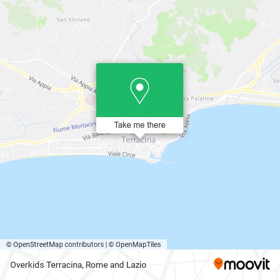 Overkids Terracina map