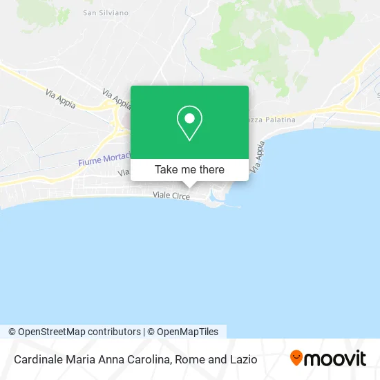 Cardinal Maria Anna Carolina map