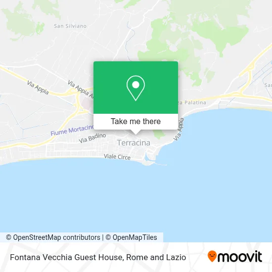 Fontana Vecchia Guest House map