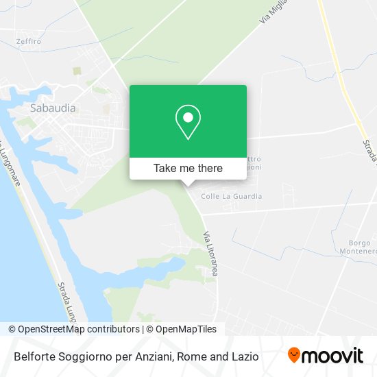 Belforte Soggiorno per Anziani map