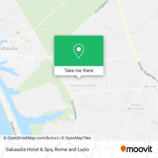 Sabaudia Hotel & Spa map