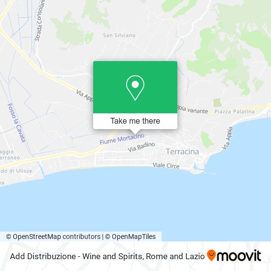 Add Distribuzione - Wine and Spirits map