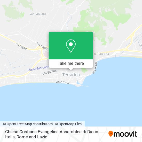 Chiesa Cristiana Evangelica Assemblee di Dio in Italia map