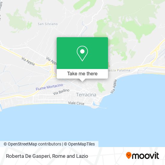 Roberta De Gasperi map