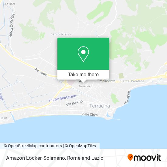 Amazon Locker-Solimeno map