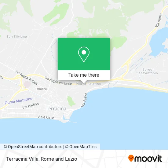 Terracina Villa map