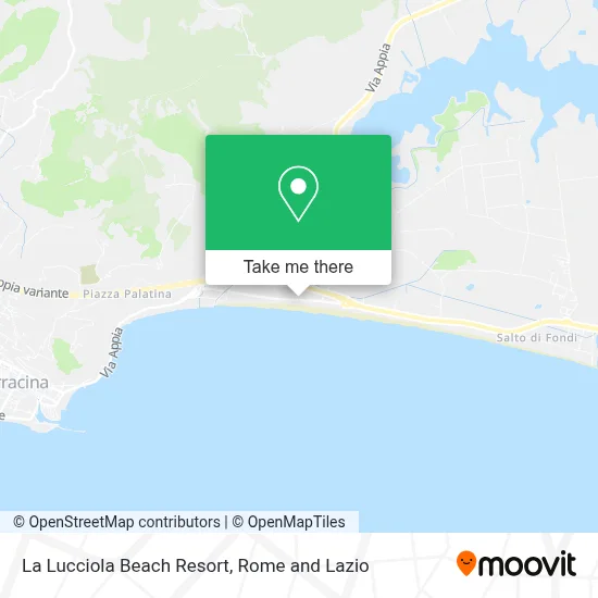 La Lucciola Beach Resort map