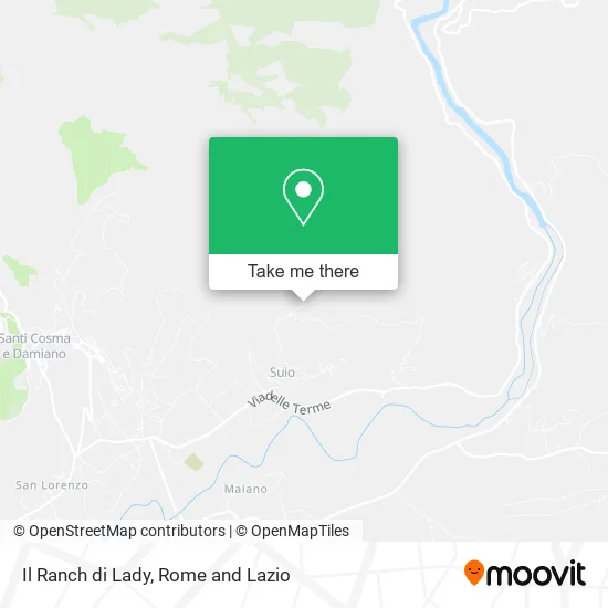 Lady's Ranch map