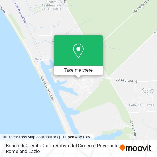 Banca di Credito Cooperativo del Circeo e Privernate map