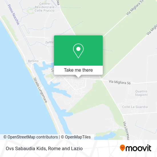 Ovs Sabaudia Kids map