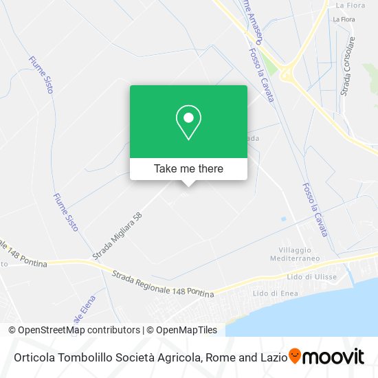 Orticola Tombolillo Società Agricola map