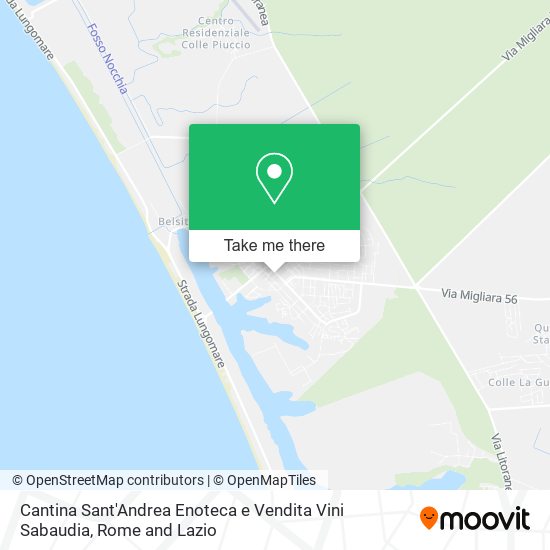 Cantina Sant'Andrea Enoteca e Vendita Vini Sabaudia map