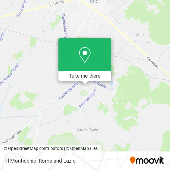 Il Monticchio map