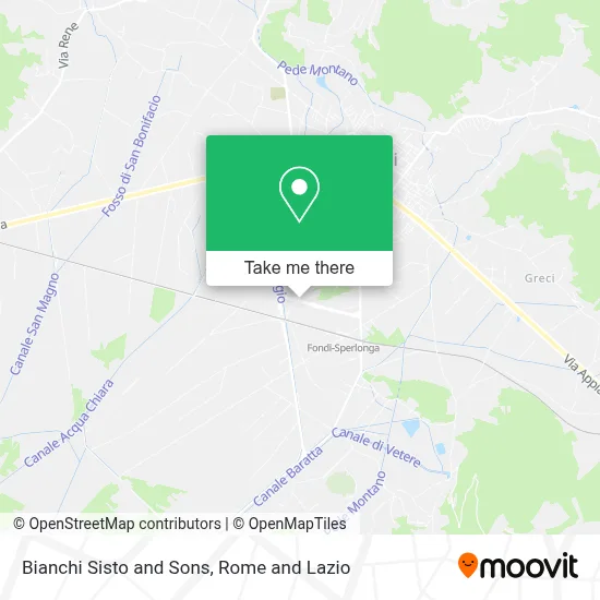 Bianchi Sisto and Sons map