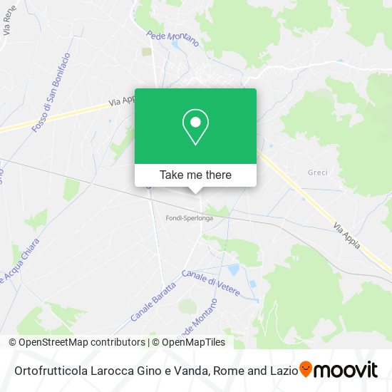 Ortofrutticola Larocca Gino e Vanda map