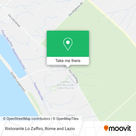 Ristorante Lo Zaffiro map