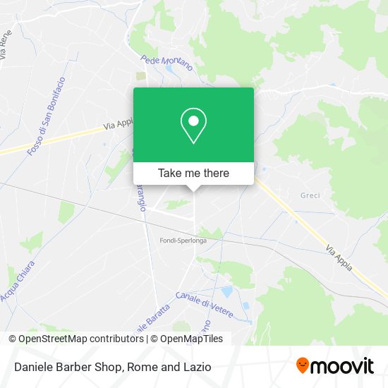 Daniele Barber Shop map