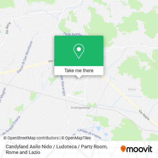Candyland Asilo Nido / Ludoteca / Party Room map