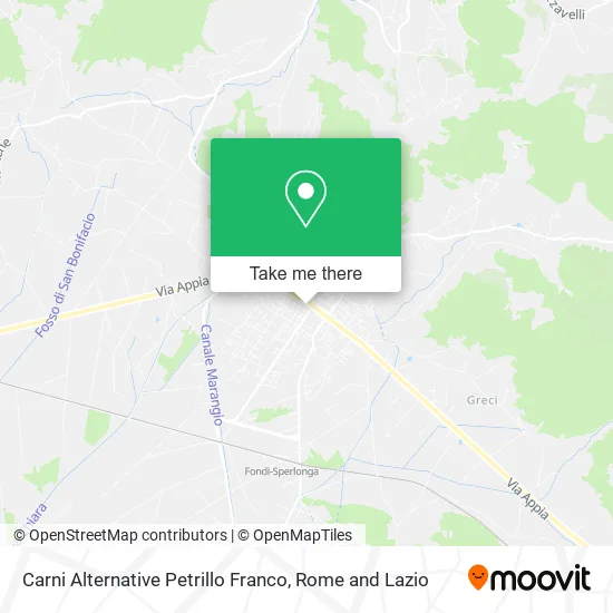 Alternative Meats Petrillo Franco map