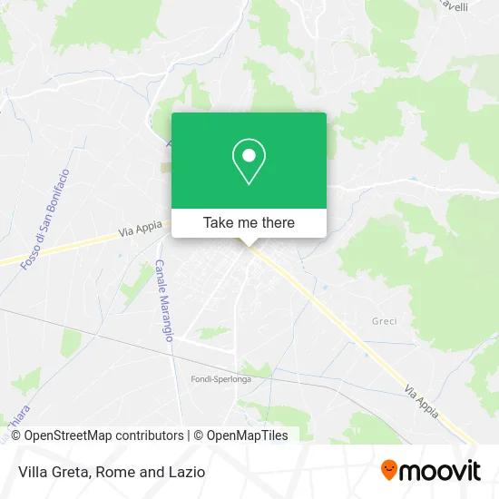Villa Greta map