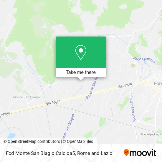 FCD Monte San Biagio Calcio A5 map