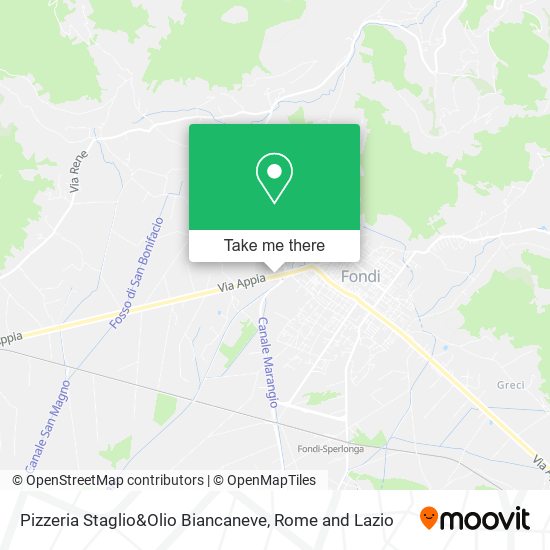 Pizzeria Staglio&Olio Biancaneve map