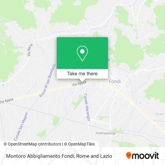 Montoro Abbigliamento Fondi map