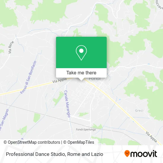 Professional Dance Studio map