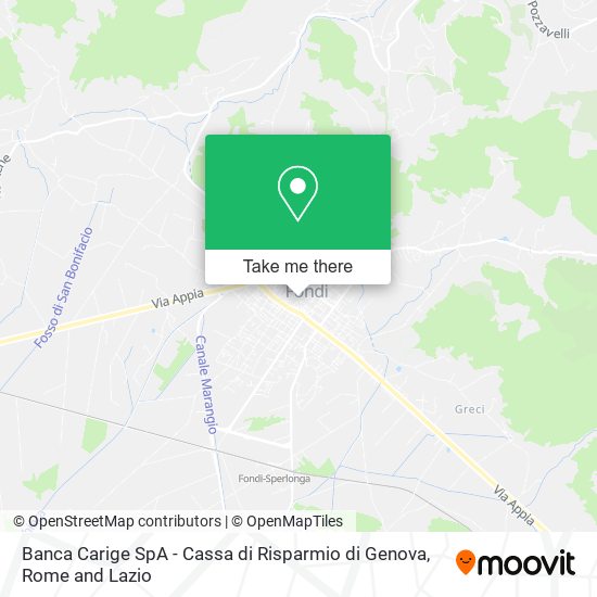 Banca Carige SpA - Cassa di Risparmio di Genova map