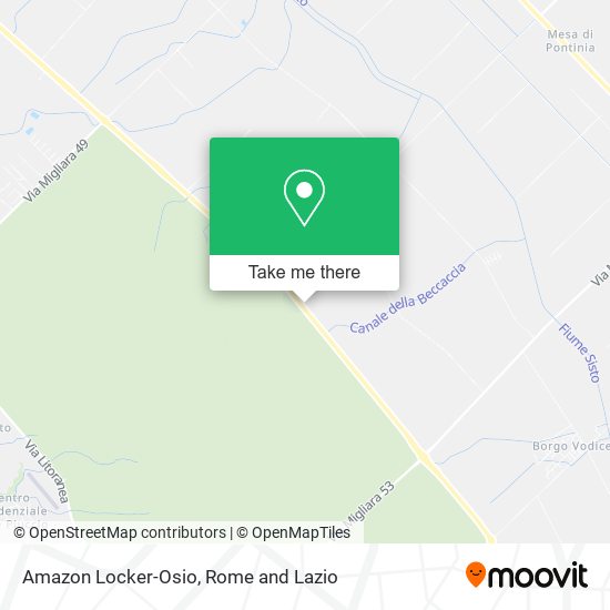 Amazon Locker-Osio map