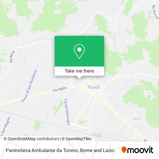 Paninoteca Ambulante da Tonino map