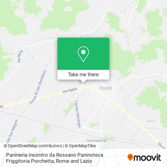 Panineria Incontro da Rossano Paninoteca Friggitoria Porchetta map