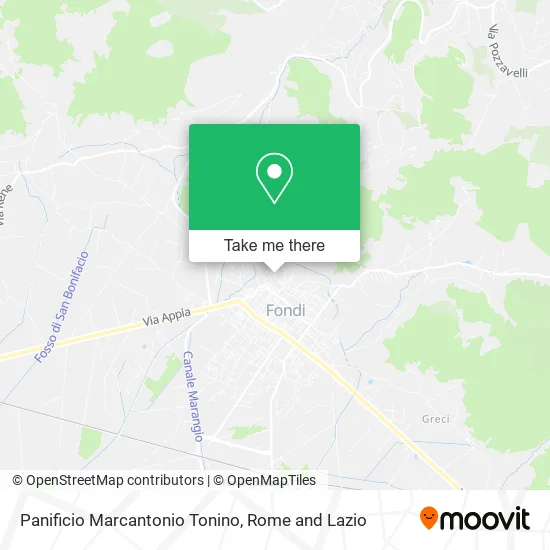 Marcantonio Tonino Bakery map