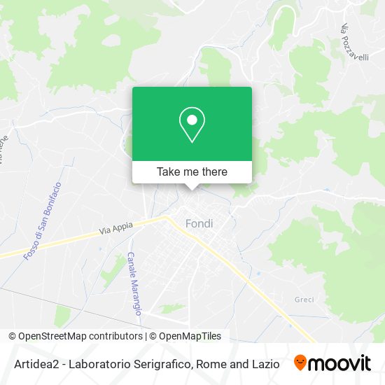 Artidea2 - Laboratorio Serigrafico map