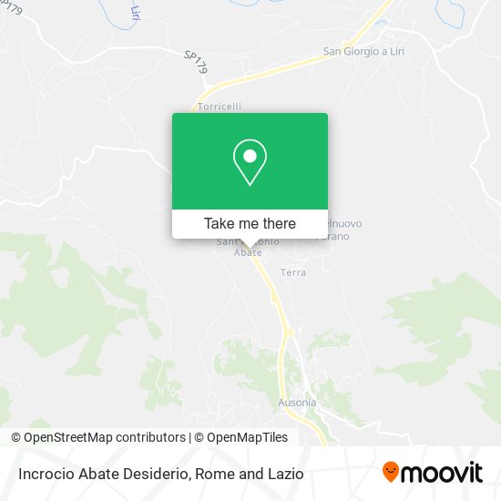 Incrocio Abate Desiderio map