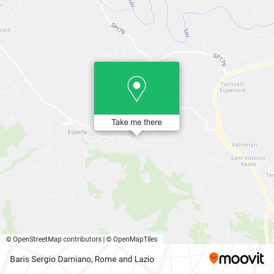 Baris Sergio Damiano map
