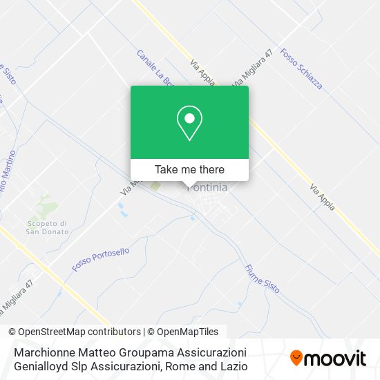 Marchionne Matteo Groupama Assicurazioni Genialloyd Slp Assicurazioni map