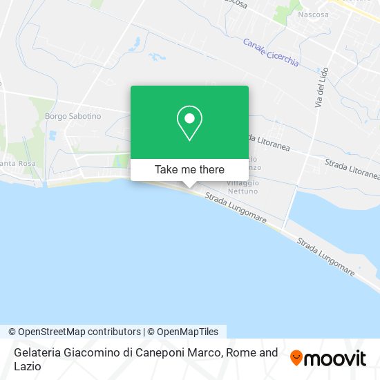 Gelateria Giacomino di Caneponi Marco map