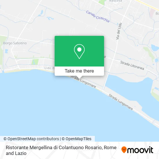 Mergellina Restaurant by Rosario Colantuono map