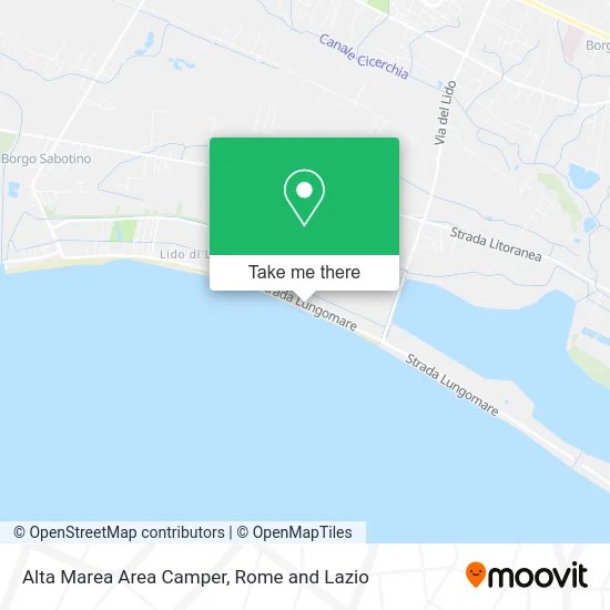 Alta Marea Camper Area map