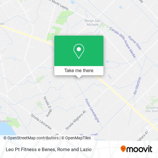 Leo Pt Fitness e Benes map