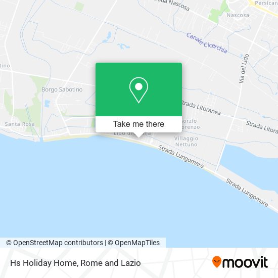 Hs Holiday Home map