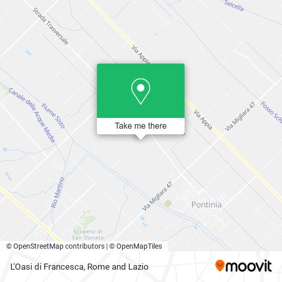L'Oasi di Francesca map